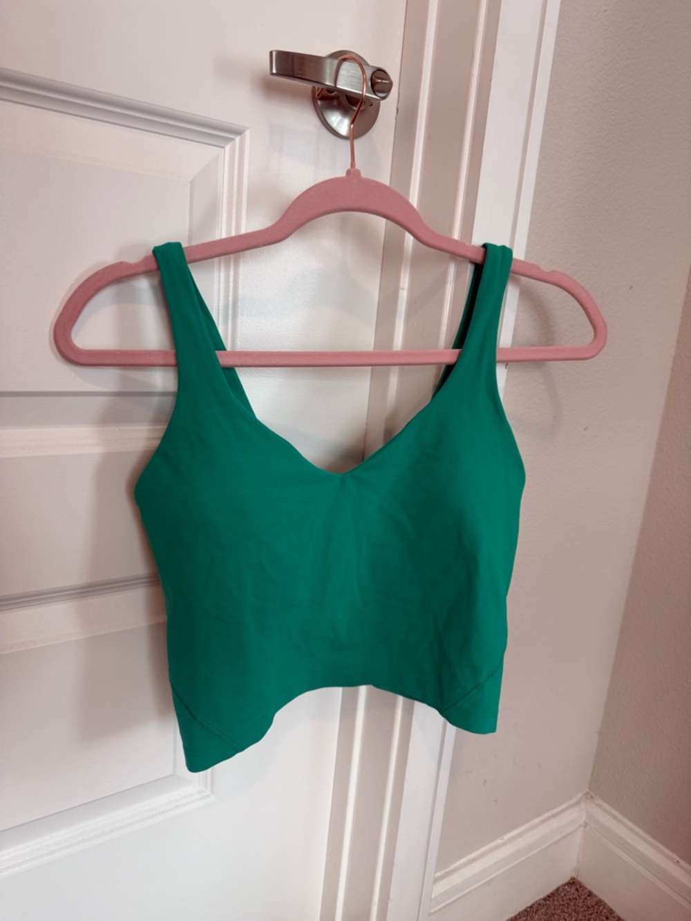Lululemon Align Cropped Tank - Kelly Green - Size 6